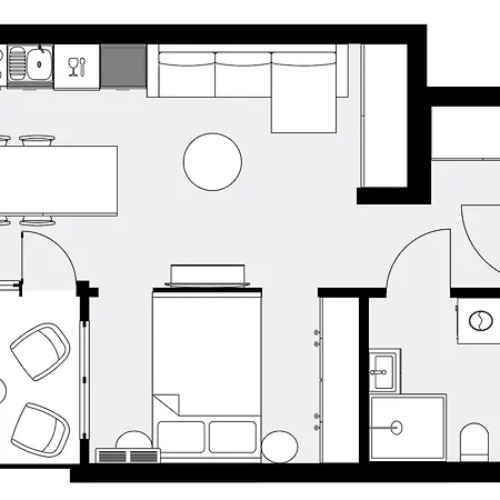 아파트 Urban Premium, Opolska 10 No 89, Free Garage, Self Check-in
